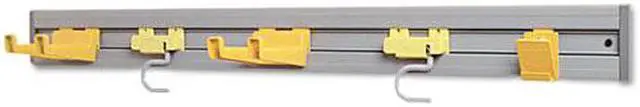 Main image of Rubbermaid Commercial 199300 Closet Organizer-Tool Holder, 34 in. Width