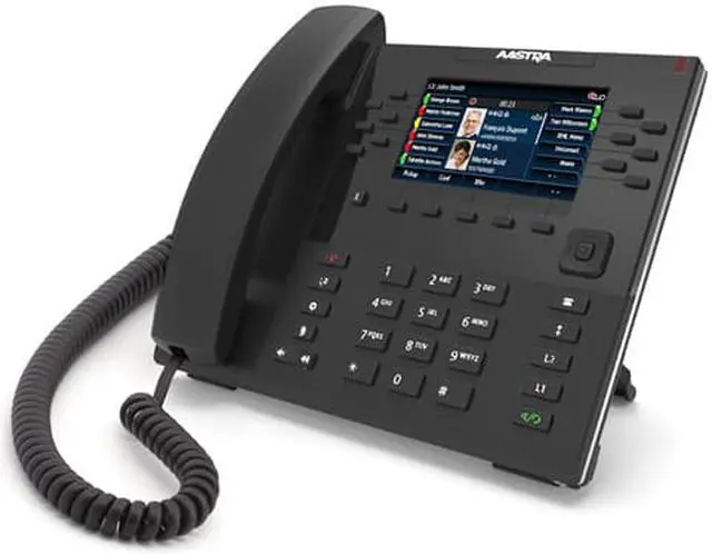 Alt view image 10 of 12 - Mitel Networks 80C00003AAA-A 6869 Sip Phone - Voip Phone - Sip, Rtcp, Rtp, Srtp - 24 Lines