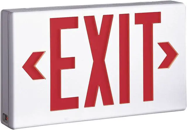 Alt view image 5 of 5 - COOPER LIGHTING LPX7 COOPER LIGHTING Plastic LED Exit Sign with Battery Backup