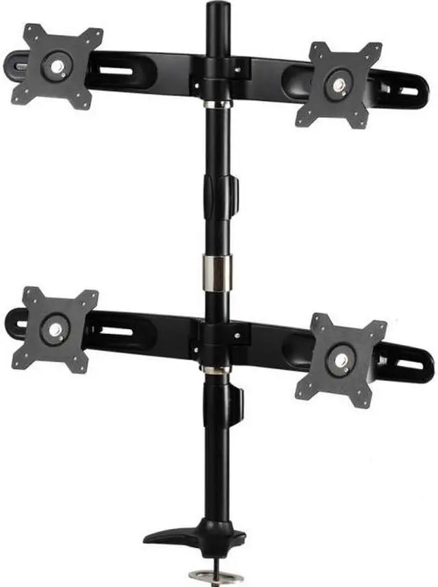 Alt view image 2 of 3 - Amer Networks AMR4P 24 in. Quad Monitor Pole & Grommet Mount