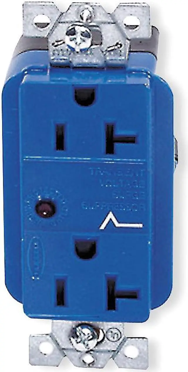 Main image of Hubbell - HBL5360SA - Circuit Guard Specification Grade 20A 125V 2P3W NEMA 5-20R Surge Suppression Duplex Receptacle
