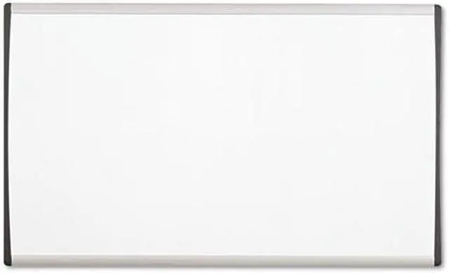 Main image of Quartet Gloss-Finish Steel Dry Erase Board, Wall Mounted, 18"H x 30"W, White