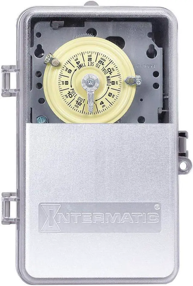 Alt view image 4 of 4 - INTERMATIC T104PCD82 Electromechanical Timer,24-Hour,DPST