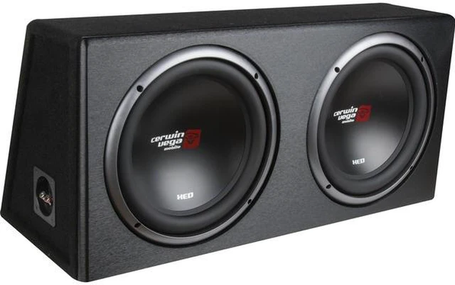 Alt view image 2 of 8 - Cerwin Vega - XE12DV - CERWIN-VEGA(R) MOBILE XE12DV XED Series XE12DV Dual 12-Inch Subwoofers in Loaded Enclosure