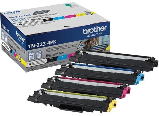 Main image of Brother TN223 Toner Cartridge Black Cyan Magenta Yellow TN2234PK