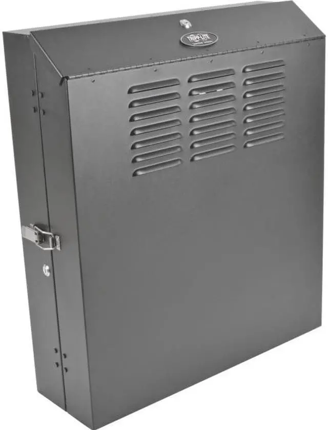 Main image of Tripp Lite SmartRack 4U Low-Profile Vertical-Mount Switch-Depth Wall-Mount Rack Enclosure Cabinet