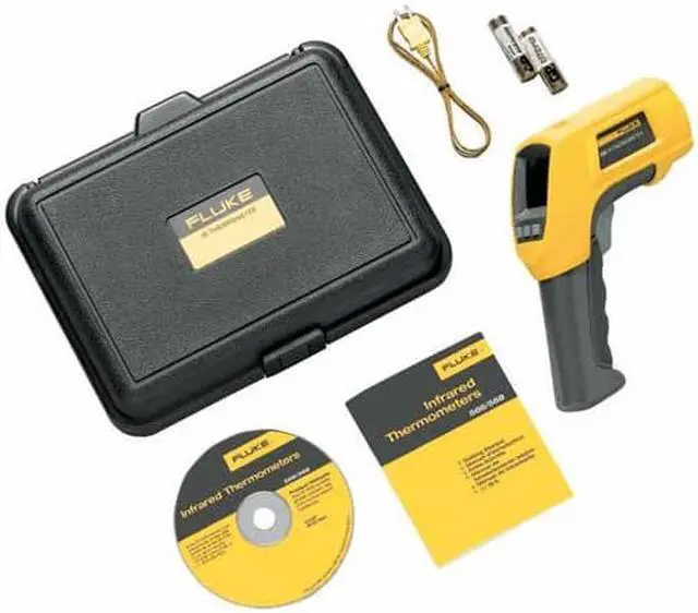 Alt view image 4 of 9 - Fluke 566 Infrared and Contact Thermometer