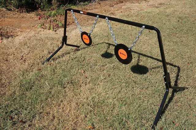 Alt view image 2 of 15 - VIKING SOLUTIONS VKS-VGT810 8 & 10 STEEL GONGS TARGET SET