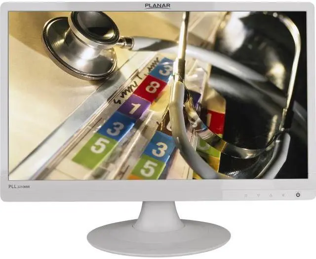 Main image of PLANAR PLL2210MW (997-6404-00) 22" (Actual size 21.5") 1920 x 1080 60 Hz D-Sub, DVI-D Built-in Speakers LED-Backlit LCD Monitor