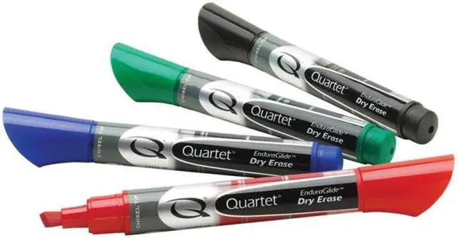 Alt view image 2 of 10 - Quartet Dry Erase Marker Set,Chisel,PK4  5001MA
