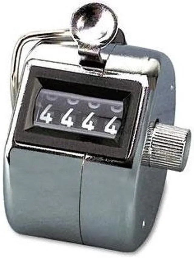 Main image of Advantus 9841000 Tally I Hand Model Tally Counter  Registers 0-9999  Chrome