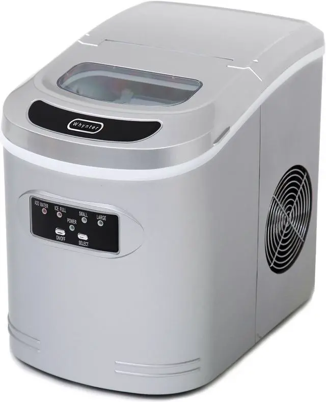 Alt view image 9 of 20 - Whynter IMC-270MS Compact Portable Ice Maker 27 lb capacity - Metallic Silver