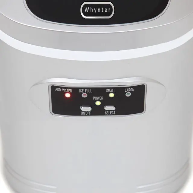 Alt view image 10 of 20 - Whynter IMC-270MS Compact Portable Ice Maker 27 lb capacity - Metallic Silver