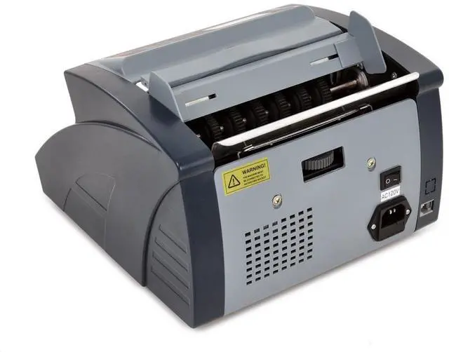 Alt view image 2 of 11 - Cassida 5520UV/MG Cash Counter - 1,300 Bills/min - 9.7 x 11.5 x 7.5 - Gray