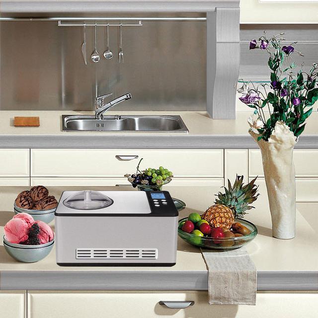 Alt view image 6 of 20 - Whynter ICM-200LS - 2.1 Quart Ice Cream Maker - Stainless Steel
