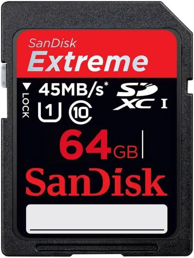 Alt view image 3 of 9 - SanDisk 64GB 64G Extreme SD SDHC SDXC Card UHS-I Class 10 45MB/s 300X with USB 3.0 RV33 Reader
