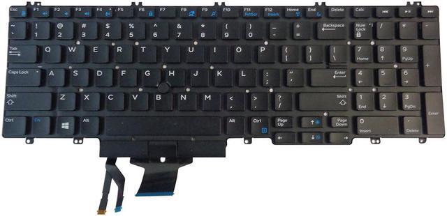 Alt view image 2 of 6 - Dell OEM Precision 7730 7530 7740 7540 Laptop Keyboard Laptop Keyboard 0NMVF