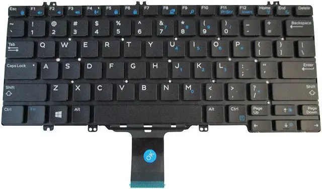 Main image of Non-Backlit Keyboard for Dell Latitude 5280 5289 5290 7280 7290 7380 7389 7390 Laptops GDRR0