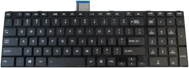 Main image of Toshiba Satellite L50-A L50D-A L50T-A L55-A L55D-A L55T-A Black Laptop Keyboard