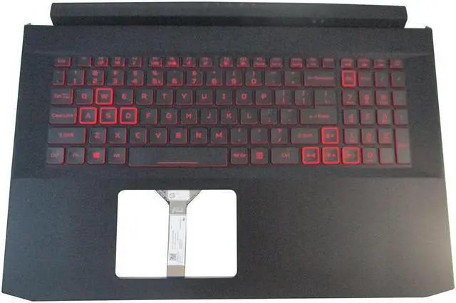 Main image of Acer Nitro AN517-41 AN517-54 Palmrest w/ Backlit Keyboard 6B.QAPN2.001 - Red Key Version
