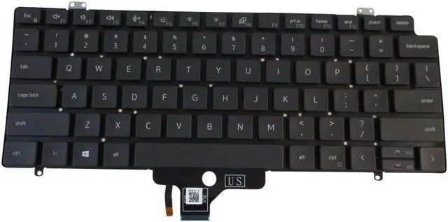 Main image of Backlit Keyboard For Dell Latitude 7410 2-in-1 Laptops - Replaces GMM47