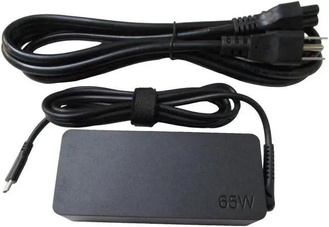 Main image of 65W USB-C Laptop Replacement Ac Adapter Charger w/ Power Cord