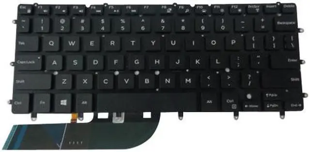Main image of Backlit Keyboard for Dell Inspiron 7547 7548 XPS 9343 9350 9360 Laptops - Replaces DKDXH