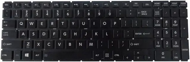 Main image of Toshiba Satellite C55-C C55T-C Black US Laptop Keyboard