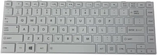Main image of Toshiba Satellite L40-A L40D-A L40T-A L45-A L45D-A L45T-A White Keyboard