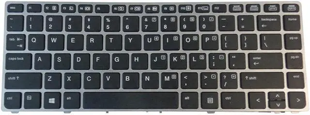 Main image of Non-Backlit Keyboard w/o Pointer for HP EliteBook 9470 9470M 9480 9480M Laptops