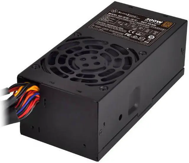 Alt view image 3 of 5 - SilverStone Technology 300W Fixed Cable TFX Power Supply 80 Plus Bronze TX300