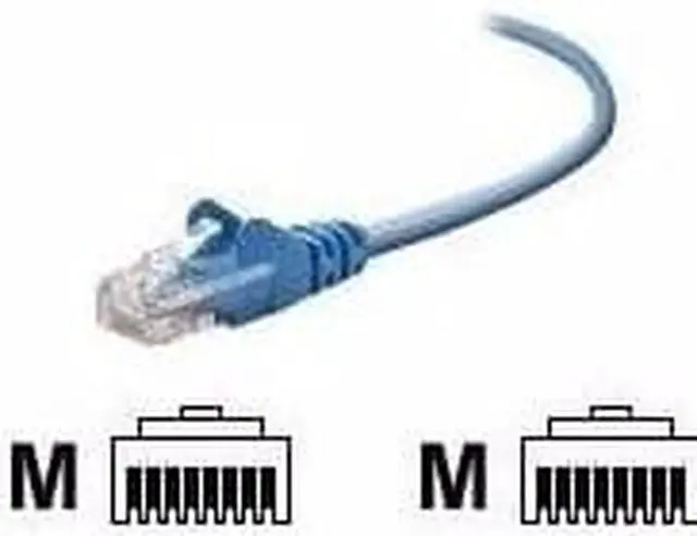Alt view image 2 of 2 - 7FT CAT5e Patch Cable Blue 50PK - A3L791-07BLU-50