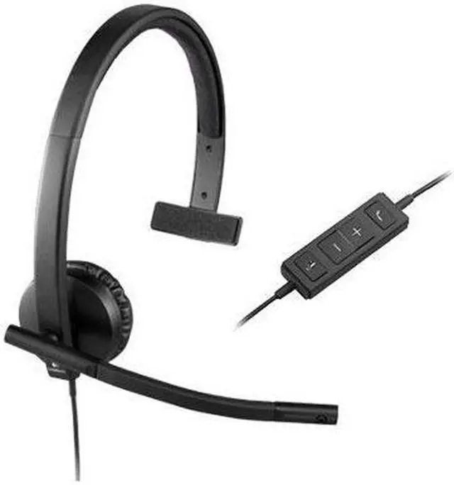 Alt view image 2 of 3 - Logitech Usb Headset H570e Mono - 981-000570
