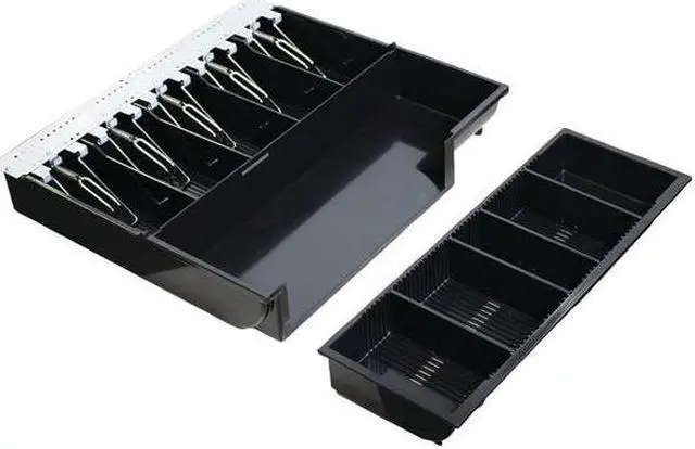 Alt view image 2 of 3 - Adesso 16" POS Cash Drawer Tray ADJ BILL SLOTS MEDIA SLOT - MRP-16CD-TR