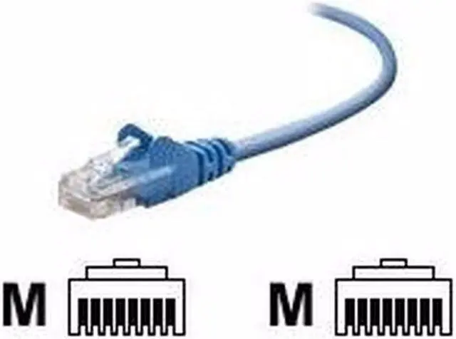 Main image of 7FT CAT5e Patch Cable Blue 50PK - A3L791-07BLU-50