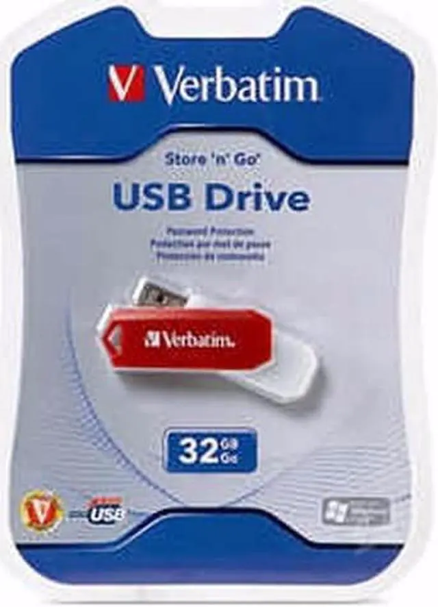 Main image of 32GB USB 2.0 FLASH DRIVE STORE N GO SWIV - 96806