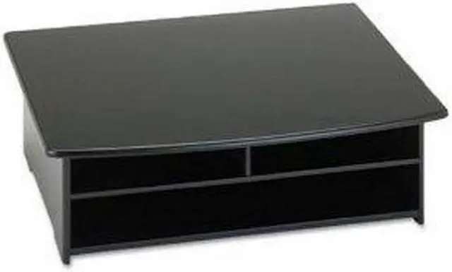Main image of Dymo Rolodex 82431 Wood Tones Printer Stand, 21W X 18D, Black