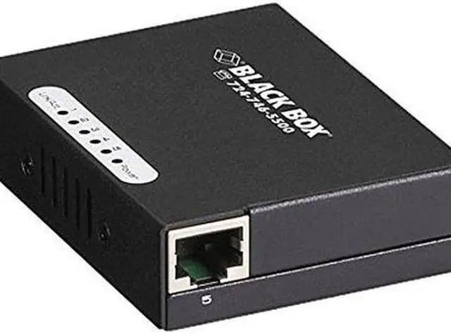 Alt view image 3 of 17 - Black Box USB-Powered 10/100 5-Port Switch