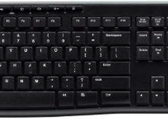 Alt view image 4 of 20 - Logitech K270 Wireless Keyboard K270 Black Logitech Unifying protocol (2.4 GHz) Wireless range: >33 ft (10m) wireless range Ergonomic Keyboard