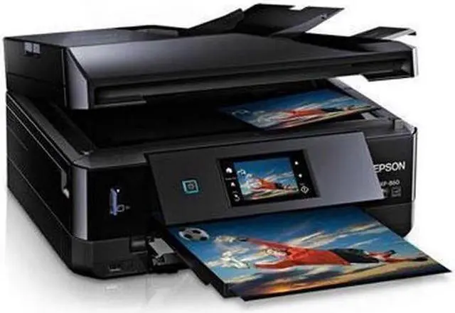 Alt view image 7 of 12 - Epson Expression Photo XP-860 (C11CD95201) Up to 9.5 ppm 5760 x 1440 dpi USB/Ethernet/Wireless Duplex All-in-One Inkjet Printer