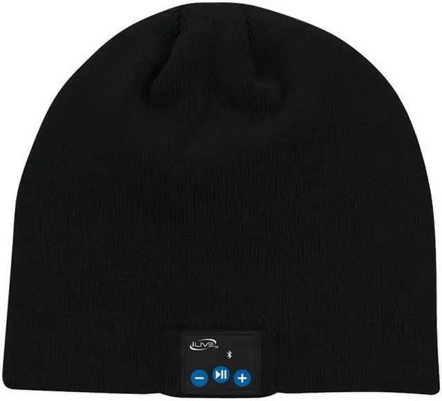 Alt view image 3 of 11 - iLive iAKB45B Bluetooth(R) Wireless Knit Stocking Beanie with Microphone (Black)