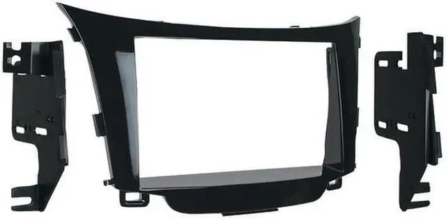 Alt view image 5 of 6 - METRA 95-7357HG Hyundai(R) Elantra GT 2013-Up Double-DIN High Gloss