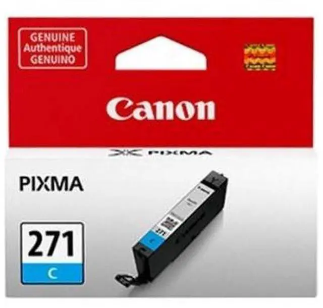 Alt view image 5 of 7 - Canon 0391C001 Canon CLI-271C Ink Cartridge - Cyan - Inkjet - 311 Page