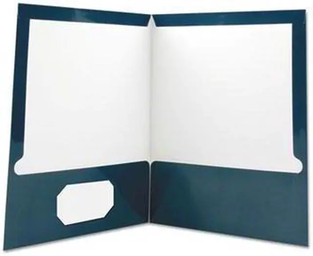 Main image of Universal Laminated Two-Pocket Folder - UNV56418