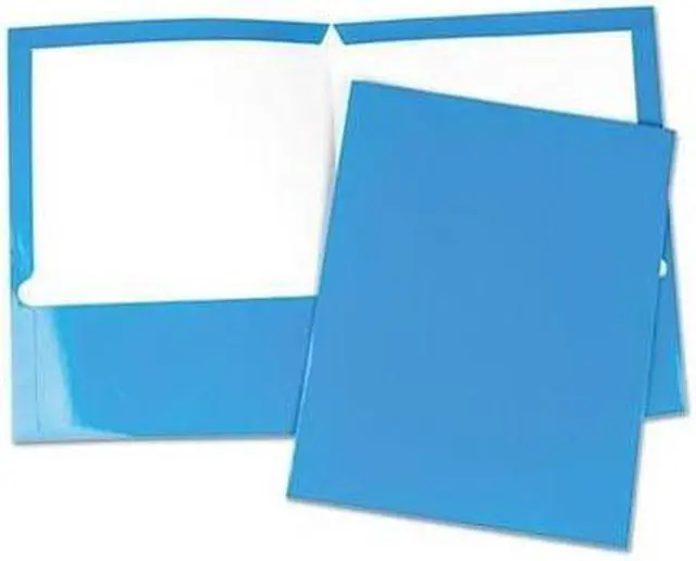 Main image of Universal Laminated Two-Pocket Folder - UNV56419