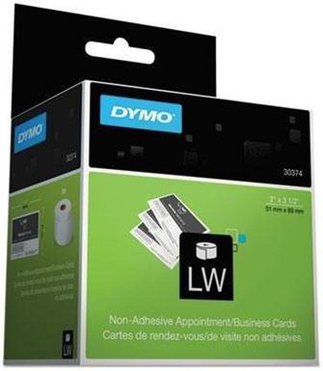 Dymo Nonadhesive Appointment Cardstock Labels 30374