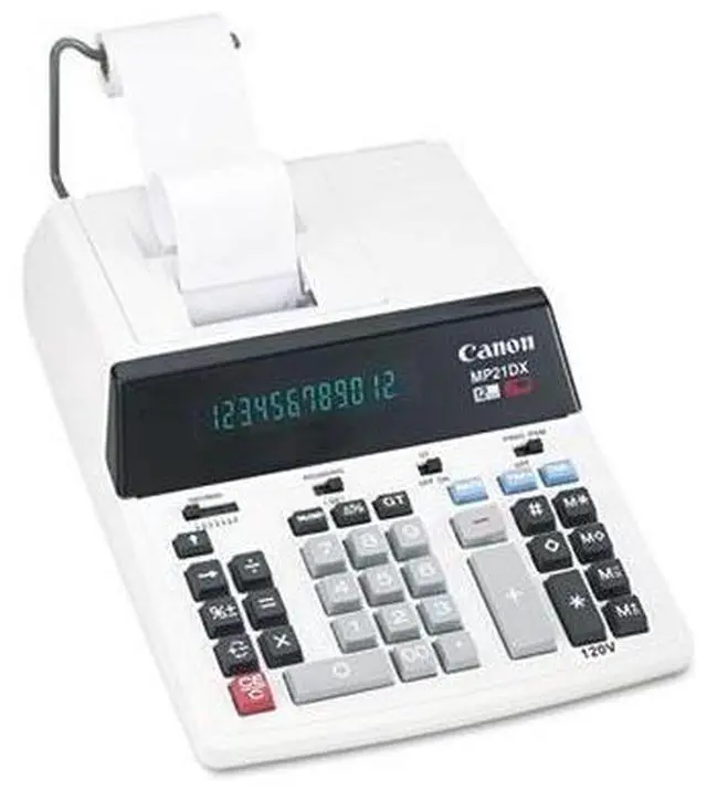 Alt view image 2 of 3 - Canon MP21DX, Canon 12-Digit 2-Color Print Calculator, CNMMP21DX, CNM MP21DX