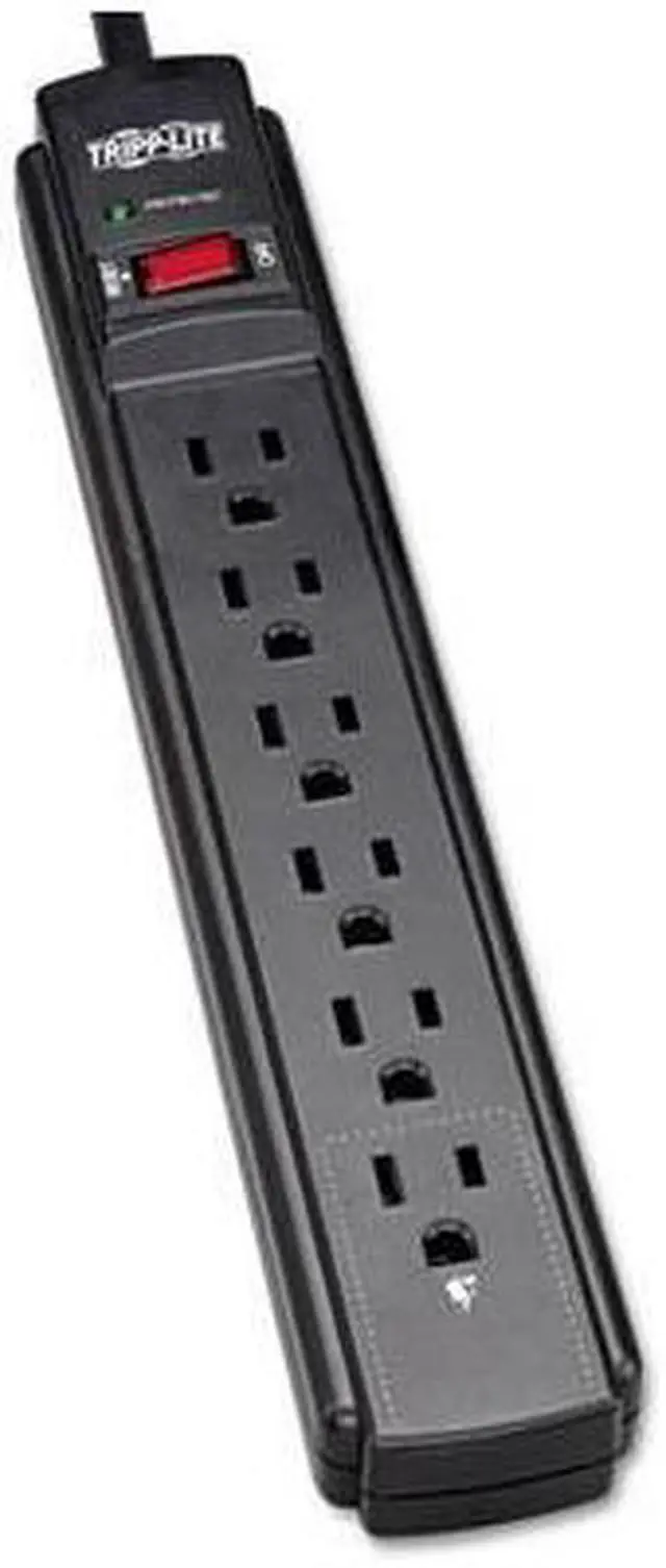 Main image of Tripp Lite Tlp606B 6-Outlet Surge Protector/Suppressor ,6-Ft Cord, Black