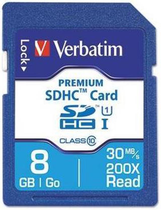 Main image of Verbatim 96318, Verbatim Premium SDHC Cards, VER96318, VER 96318