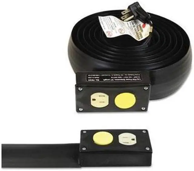 Alt view image 2 of 4 - C-Line CLI79101 Power Extension-Cord Cover, 16 Gauge, 10 Ft, Black
